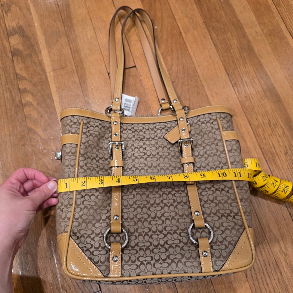 Vintage Coach Signature Gallon Gallery Lunch Tote
